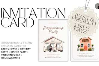 do invitation card design fast friendly