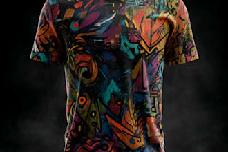 design a creative graphic t shirt design