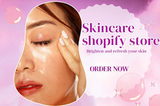 skin care website beauty store cosmetics website skincare shopify store spa