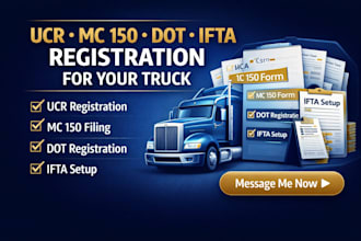 do ucr, mc 150, dot  ifta registration for your truck