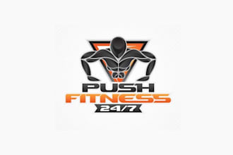 design clothing brand and fitness gym logo