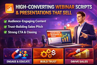 write the perfect webinar script and presentation using the proven framework
