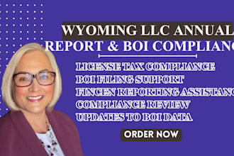 file your wyoming llc annual report and handle boi compliance support