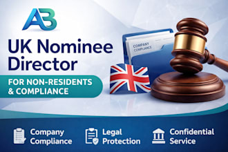 provide UK nominee director for non residents and compliance