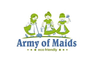 design exceptional eco friendly logo for army of maids