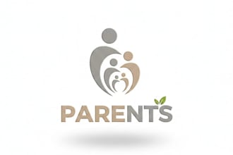 design a warm and meaningful parents logo for your brand or community