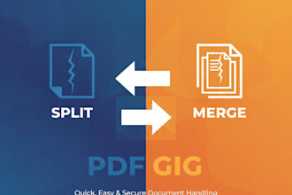 split, merge, and organize your PDF documents professionally