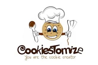 design food a relative chef restaurant logo to cookiestomize