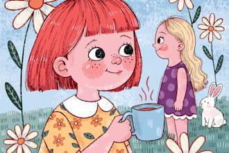 do childrenbook illustration watercolor, children book