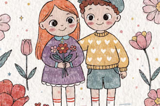 do create watercolor illustrations for KDP children book