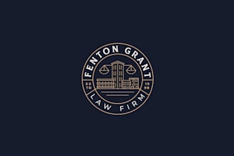 design memorable wonderful grant law firm logo
