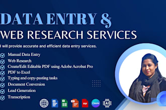 provide accurate and efficient data entry services