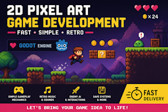 create a custom 2d game using godot