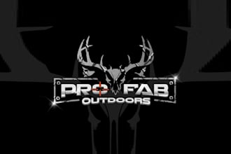 create an industrial logo for an outdoor fabrication company