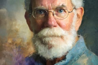 unique oil painting portrait