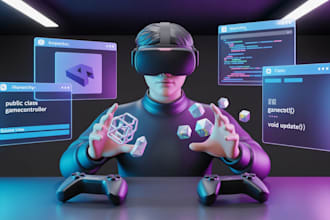develop 3d virtual reality game development in unity for oculus quest htc vive