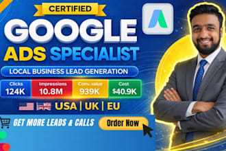 run google ads for local businesses to get leads and calls
