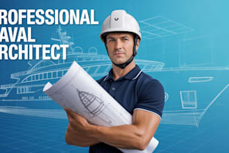 consult as a naval architect for ship or boat construction and ga plans