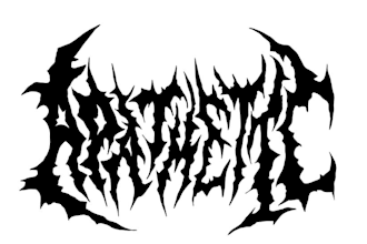 make a black metal and death metal logo