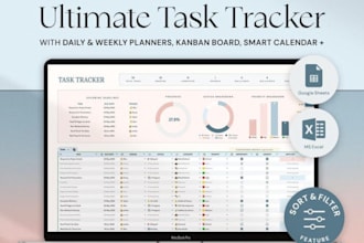 habit tracker spreadsheet budget google spreasheet excel CRM etsy spreadsheet