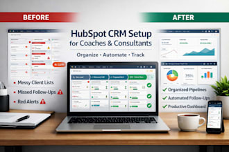 set up hubspot CRM for coaches, consultants, and solo experts