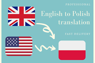 translate polish to english we very expert way