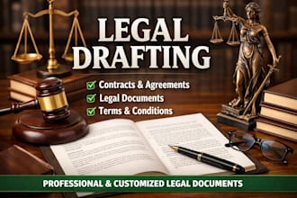 draft legal contracts, agreements, notices