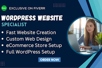 build responsive wordpress website for company, brand or startup