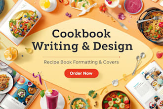 be your cookbook writer, cookbook formatting, layout design, keto, vegan