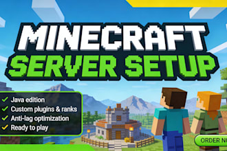 custom minecraft server setup with plugins optimization