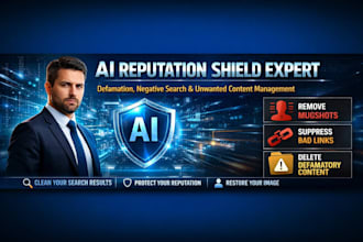 ai reputation shield defamation, negative search, unwanted content management