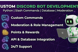 create custom discord bots for you