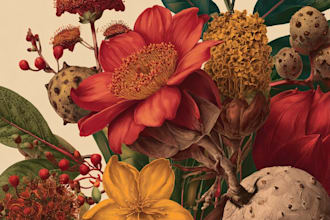 craft a beautiful botanical or floral illustration