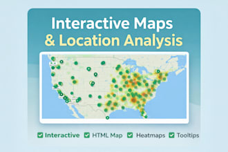create interactive maps and heatmaps using python