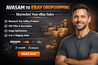 upload winning dropshipping avasam to ebay mercardo libre product listing