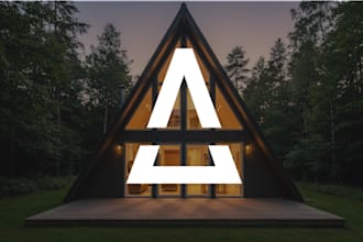 design a premium logo and brand identity for cabins, retreats and airbnb