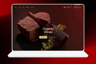 design profitable wine shopify store liquor website beverage juice brand website