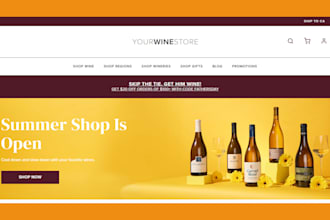 design modern wine shopify store wine website liquor store beverage, juice store