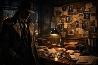 write a gripping murder mystery or detective game script