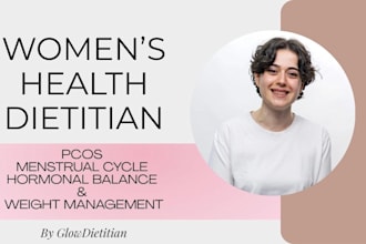 be your dietitian for pcos and hormonal balance