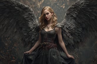 paint a realistic conceptual or fantasy digital portrait