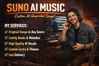 create custom suno ai songs with vocals soundtracks ai music production vocal