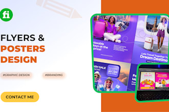 design your flyers and social media visuals
