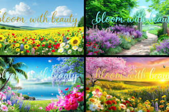 professional realistic digital landscapes for any project