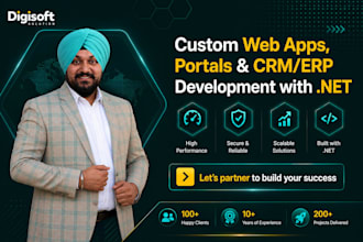 develop saas, CRM and erp using dot net