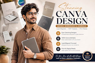 canva ebook design lead magnet pdf freebie canva workbook design journal