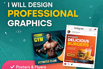 design professional flyers and social media posts