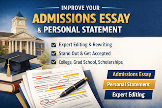 improve your college admissions essay or personal statement