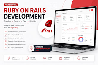 do ruby on rails development, bug fixes and maintenance