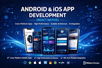 build android and ios apps in react native